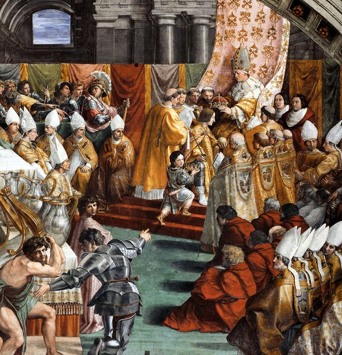 Коронация карла великого картина